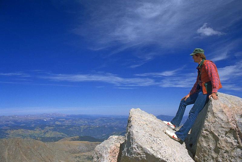 1980-09 Colorado 033 Mt Elbert Me on the Summit.jpg